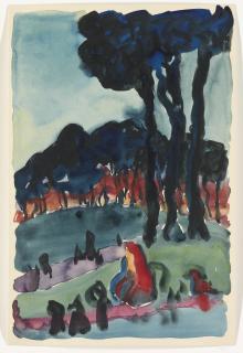 Georgia O\'Keeffe - The Park At Night