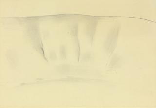 Georgia O\'Keeffe - Untitled (Grey Wash Forms)