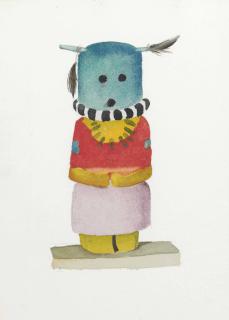 Georgia O\'Keeffe - Untitled (Kachina Doll)