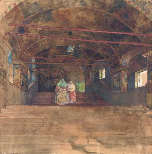 Georgii Antonovich Kosiakov - Entrance of The Kremlin Cathedral