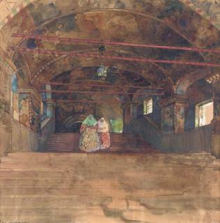 Georgii Antonovich Kosiakov - Entrance of The Kremlin Cathedral