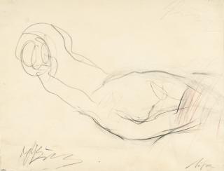 Georgios Bouzianis - 2 Bll.: Liegende weibliche Akte (Lisa Kotsou)