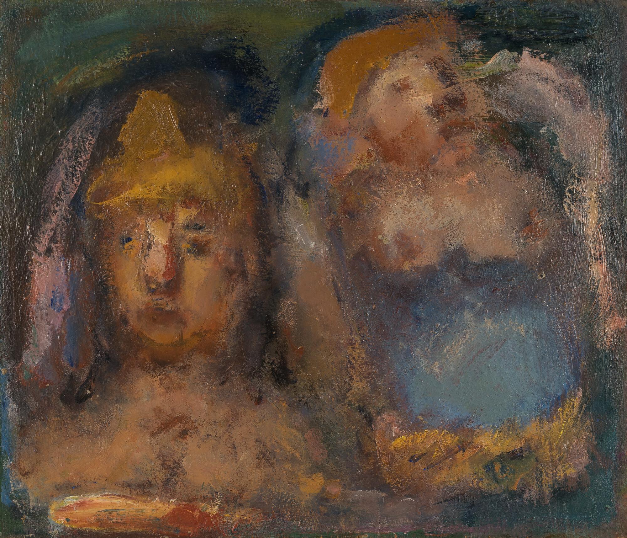 Georgios Bouzianis - 2 Frauen (Kopf- und Brustbild)