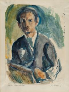 Georgios Bouzianis - „Bild eines Mannes“ (Selbstbildnis)