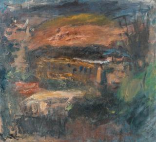 Georgios Bouzianis - Landschaft mit Tempel