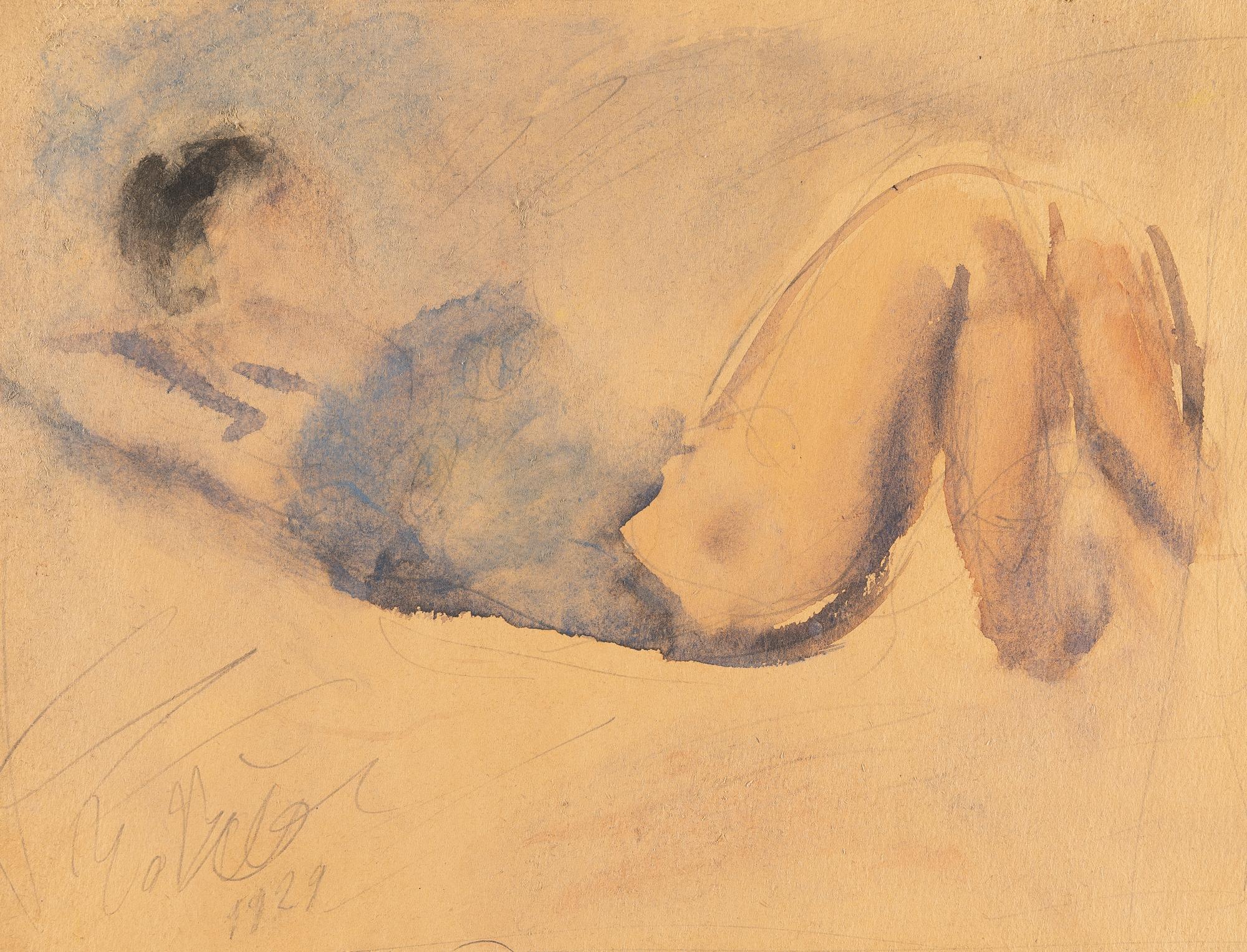 Georgios Bouzianis - Liegende Frau