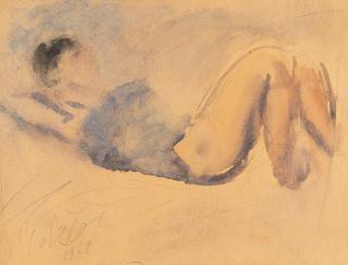 Georgios Bouzianis - Liegende Frau