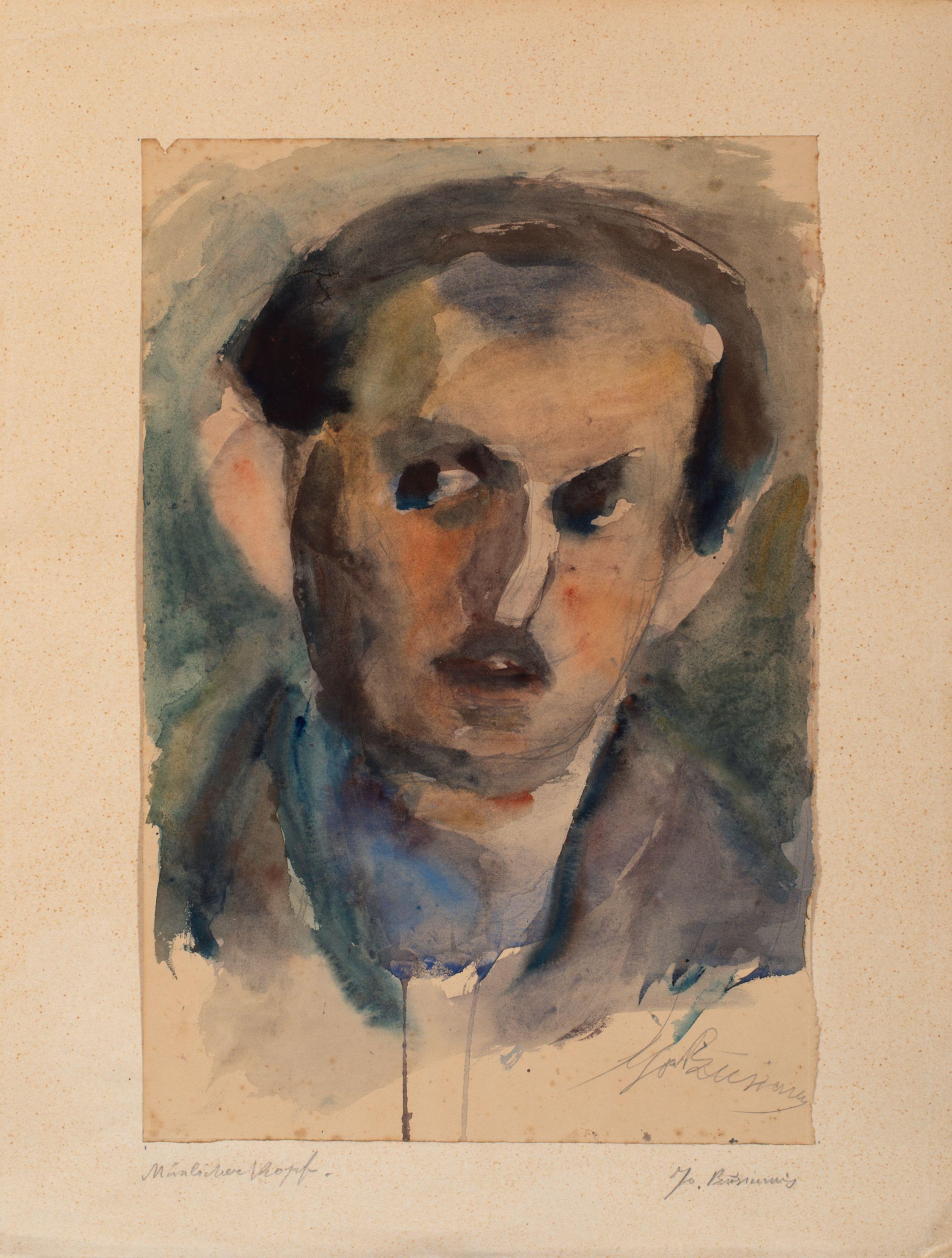 Georgios Bouzianis - Mänlicher Kopf