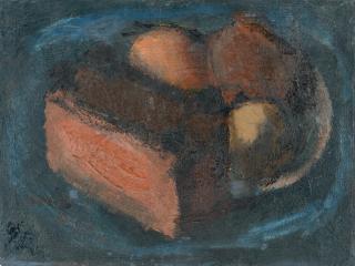 Georgios Bouzianis - Stillleben mit Früchten und Brot