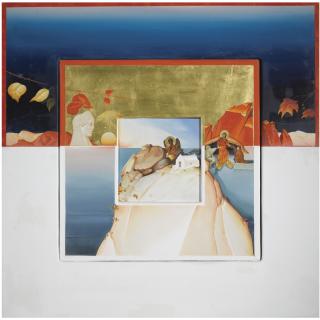 Georgios Derpapas - Greek little Church On A Hill With Portrait Of A Saint