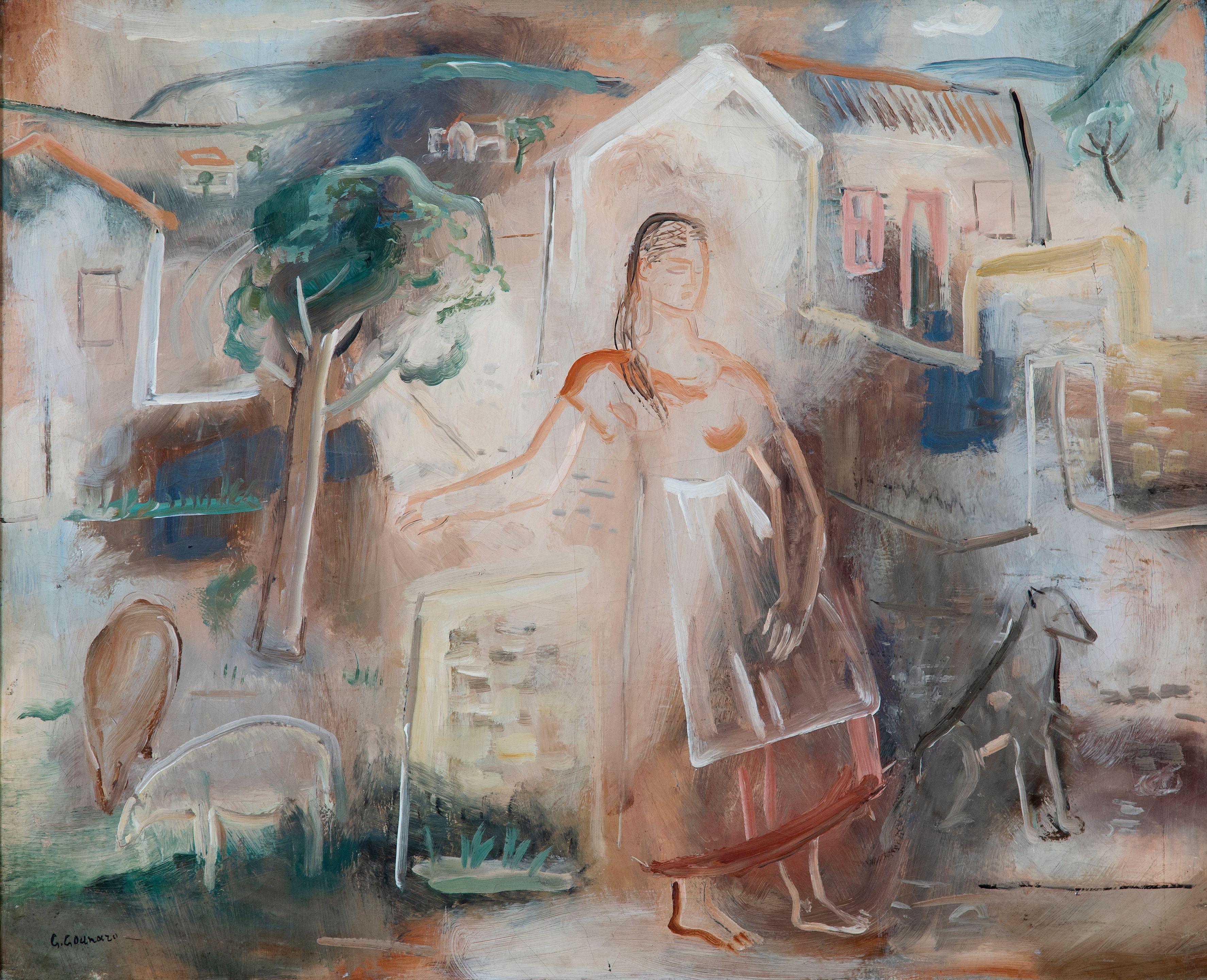 Georgios Gounaropoulos - Scène paysanne