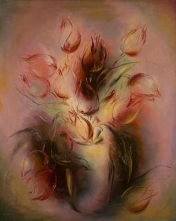 Georgios Gounaropoulos - Vase avec des fleurs