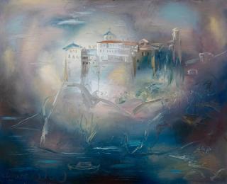 Georgios Gounaropoulos - Vue du mont Athos