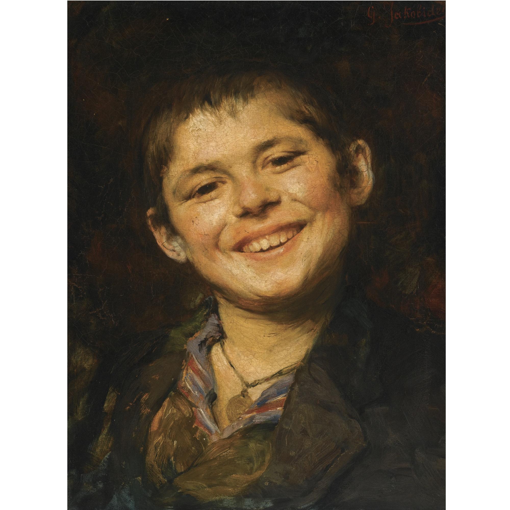Georgios Jakobides - Greek laughing Boy