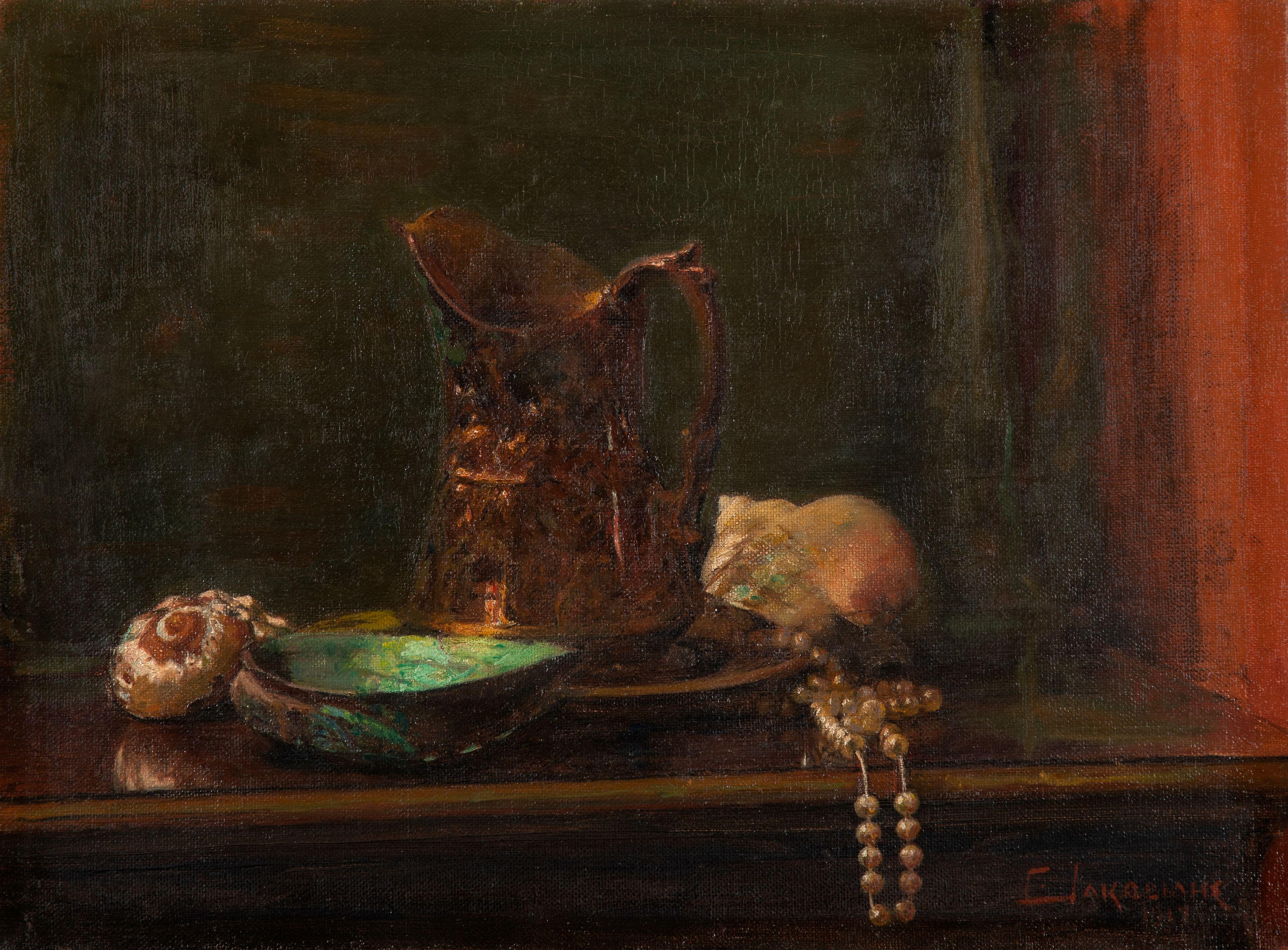 Georgios Jakobides - Nature morte aux coquillages
