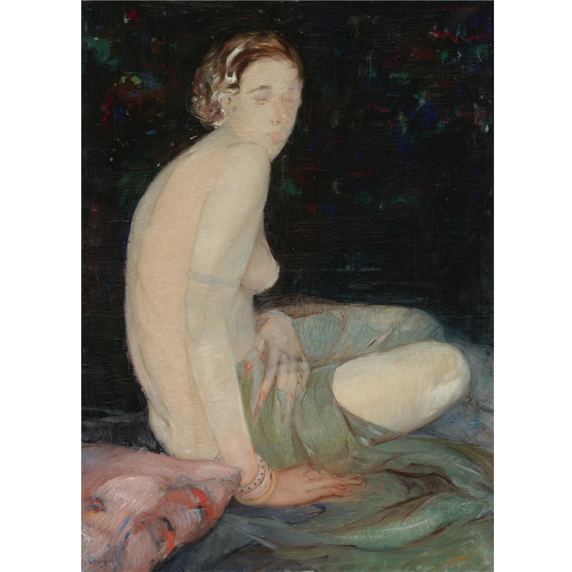 Georgios Kosmadopoulos - Greek Seated Nude