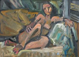 Georgios Mavroidis - Femme nue allongée