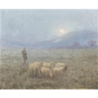 Georgios ProkopiouGreek - Shepherd And His Flock