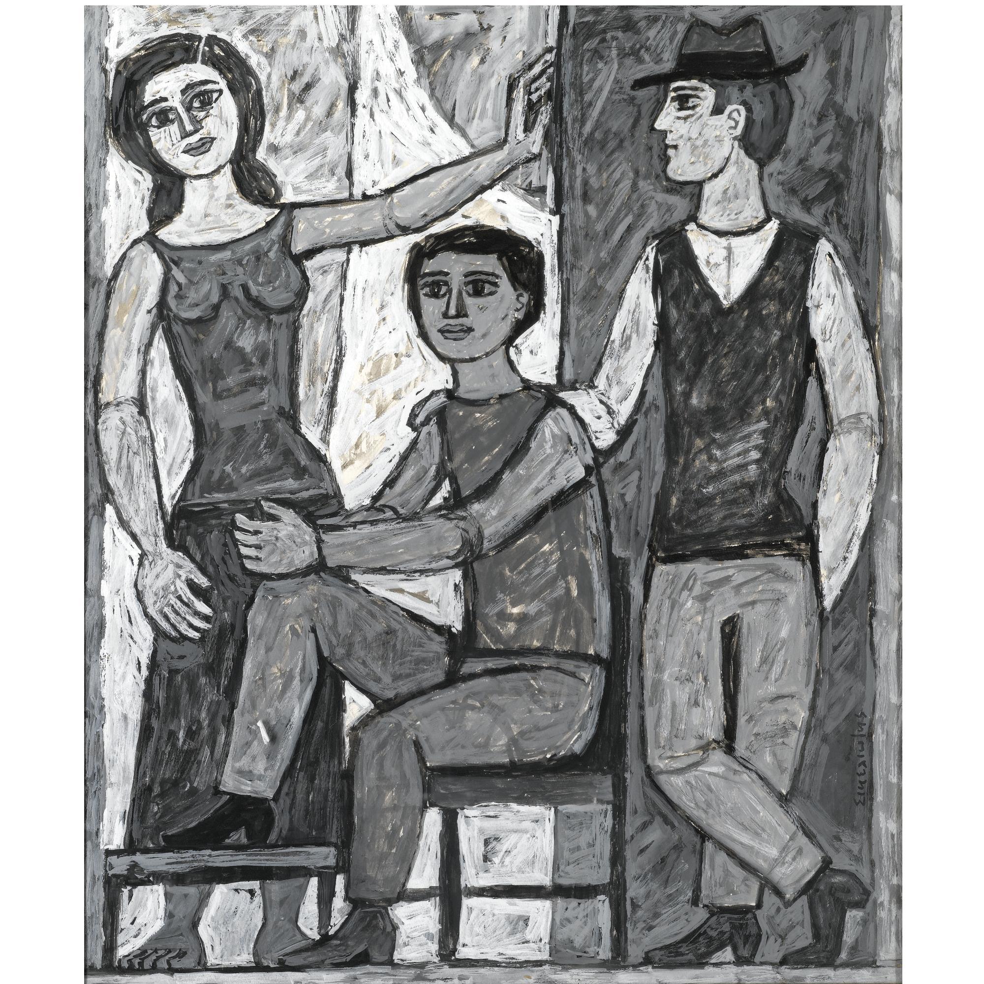 Georgios Sikeliotis - Greek Three Figures