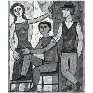 Georgios Sikeliotis - Greek Three Figures