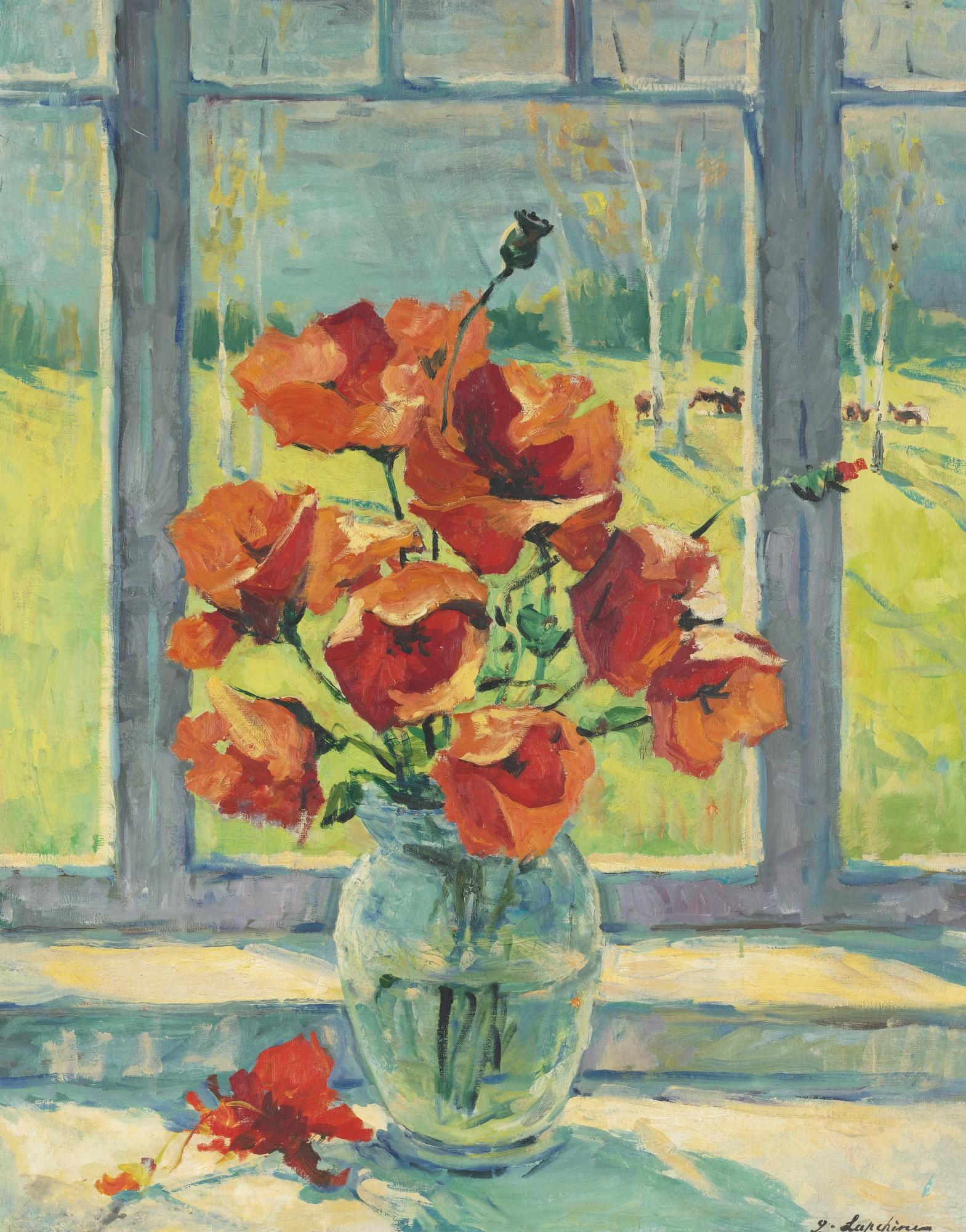 Georgy Alexandrovich Lapchine - Coquelicots