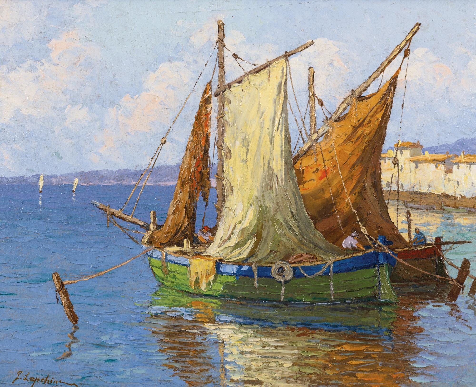 Georgy Alexandrovich Lapchine - Le Retour Des Pêcheurs