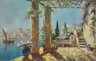 Georgy Alexandrovich Lapchine - Pergola, Menton