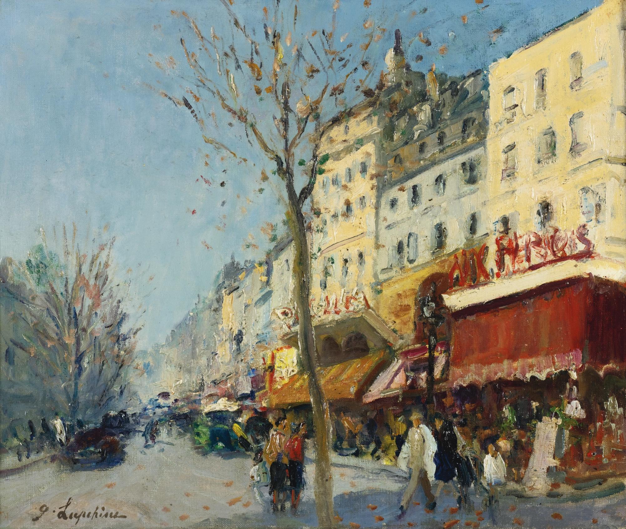 Georgy Alexandrovich Lapchine - Place Pigalle