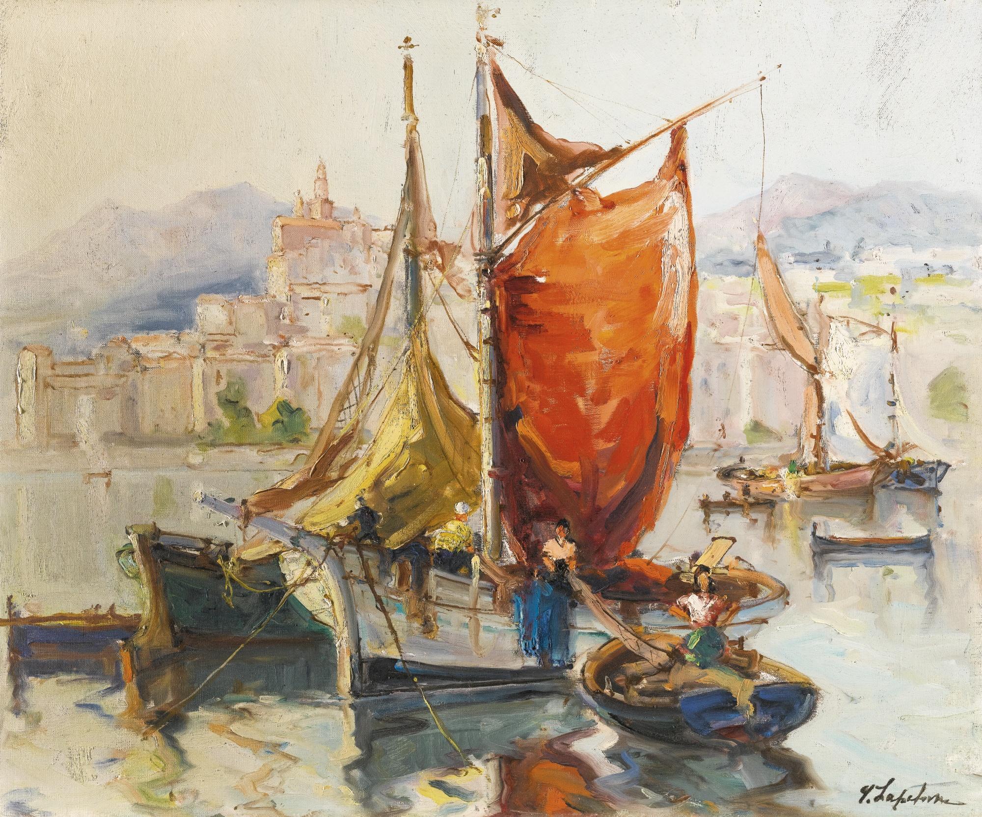 Georgy Alexandrovich Lapchine - Voile Rouge (Menton)