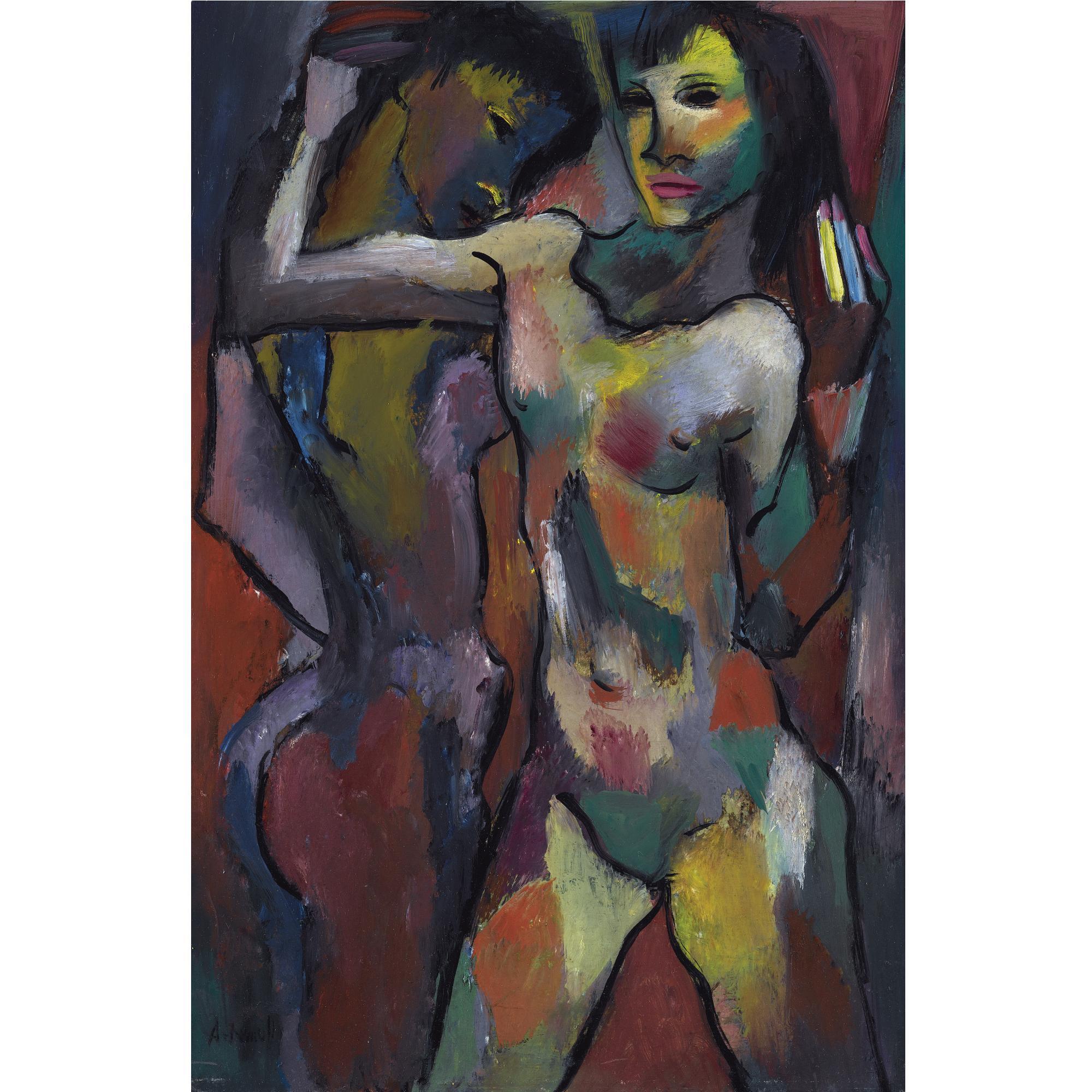 Georgy Artemov - Standing Nudes