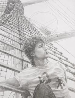 Georgy Gurianov - Portrait Of Viktor Tsoy