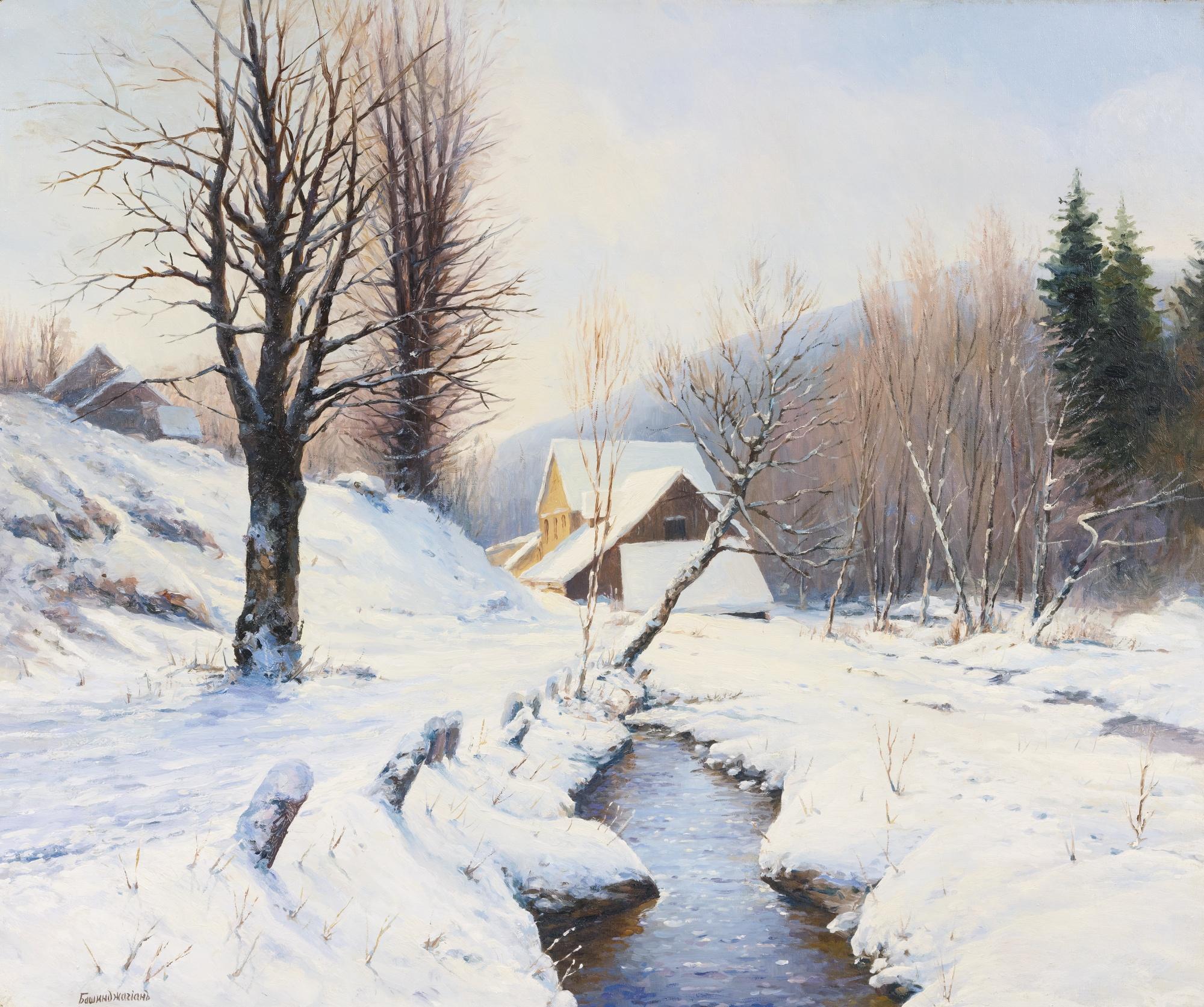 Georgy Zakharovich Bashinzhagyan - Winter Landscape