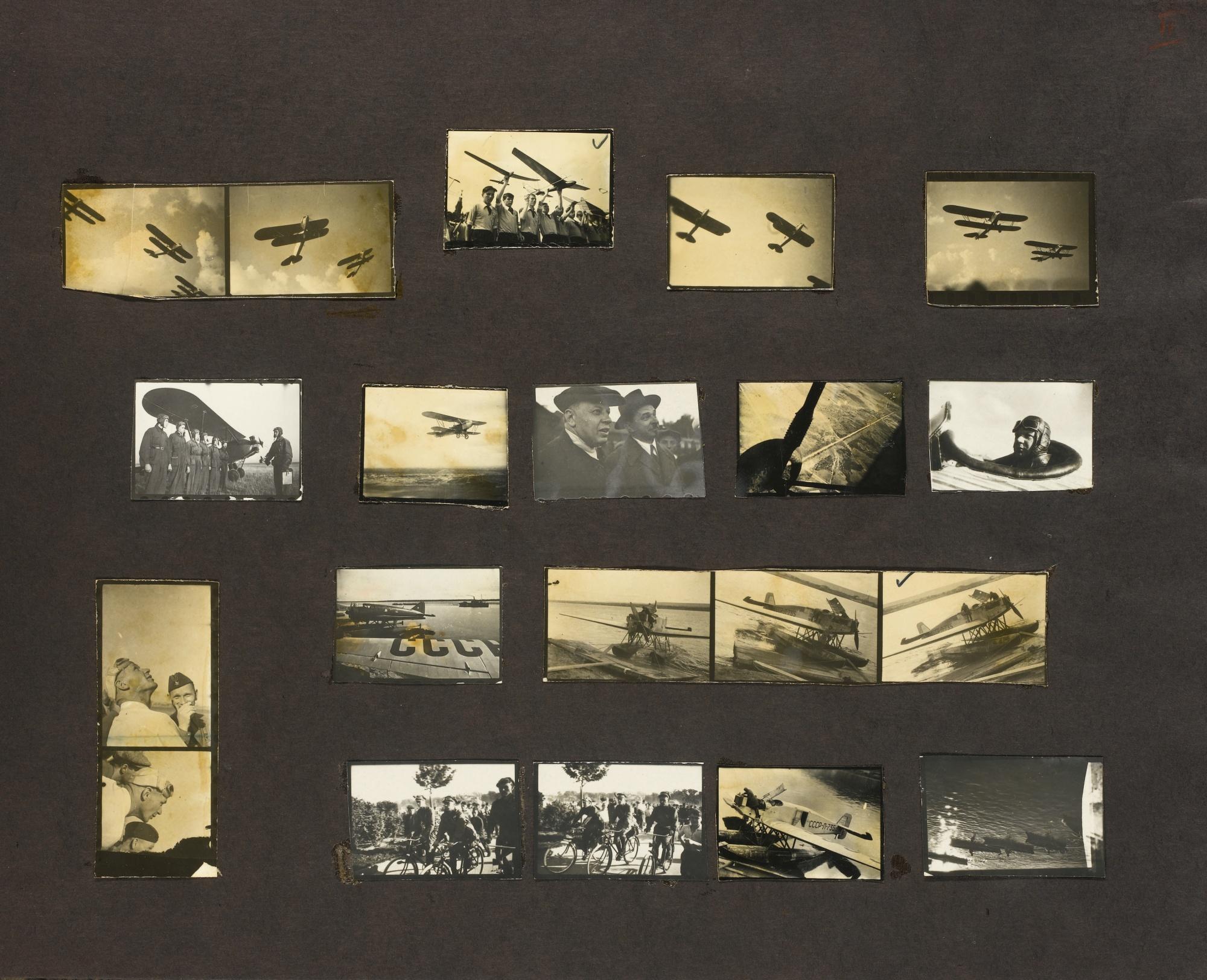 Georgy Zelma - Contact Prints Album, 1920S