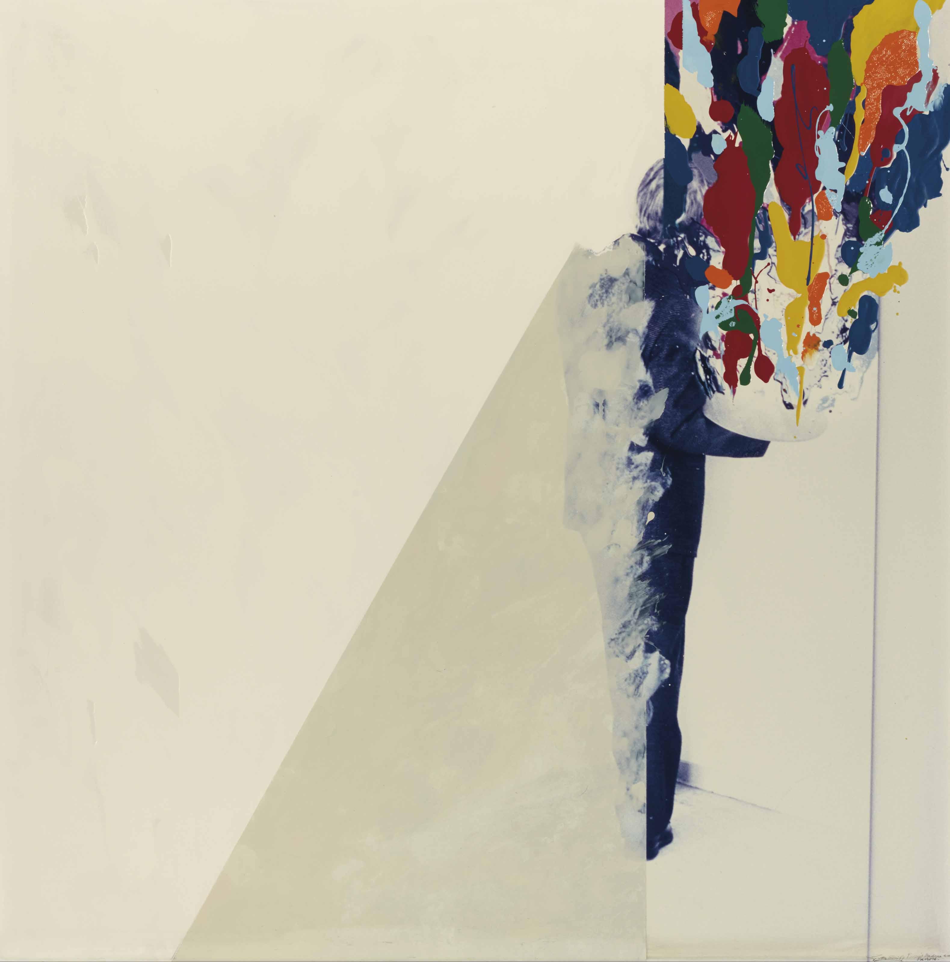 Ger Van Elk - Autoportrait moderne avec palette