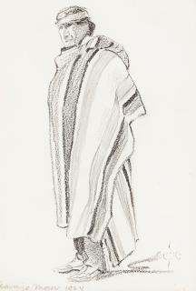 Gerald Cassidy - Navajo Man, Navajo Women, Thoreau (New Mexico) and Navajo Girl with Lamb (Three Works)