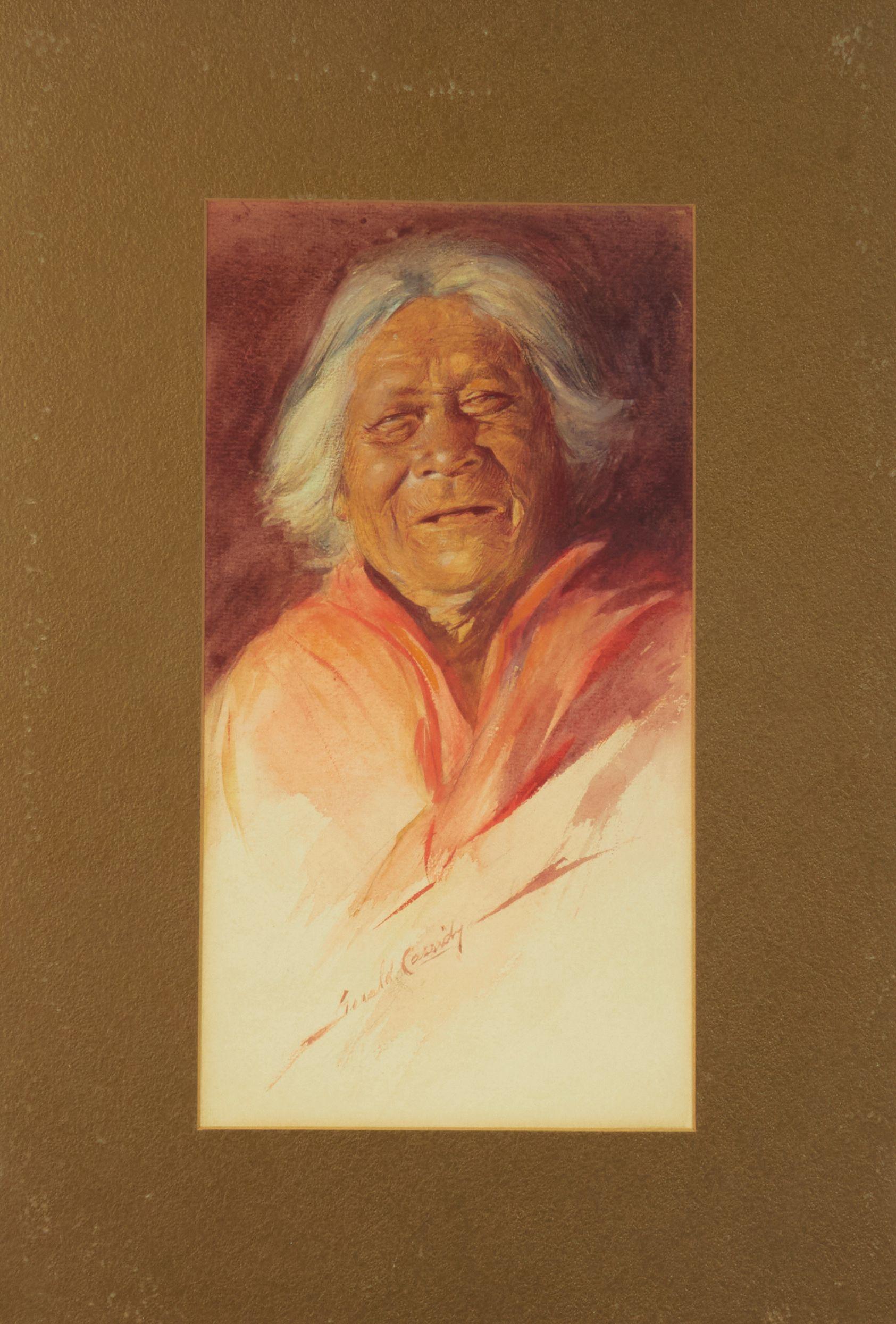 Gerald Cassidy - Portrait of a Laughing Man