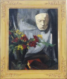 Gérald Davis - Allegorical Still life with a mask of Beethoven