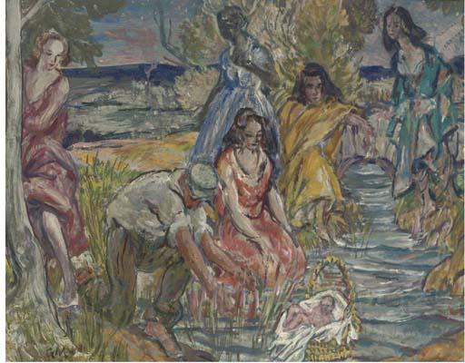 Gerald Edward Moira - The finding of Moses