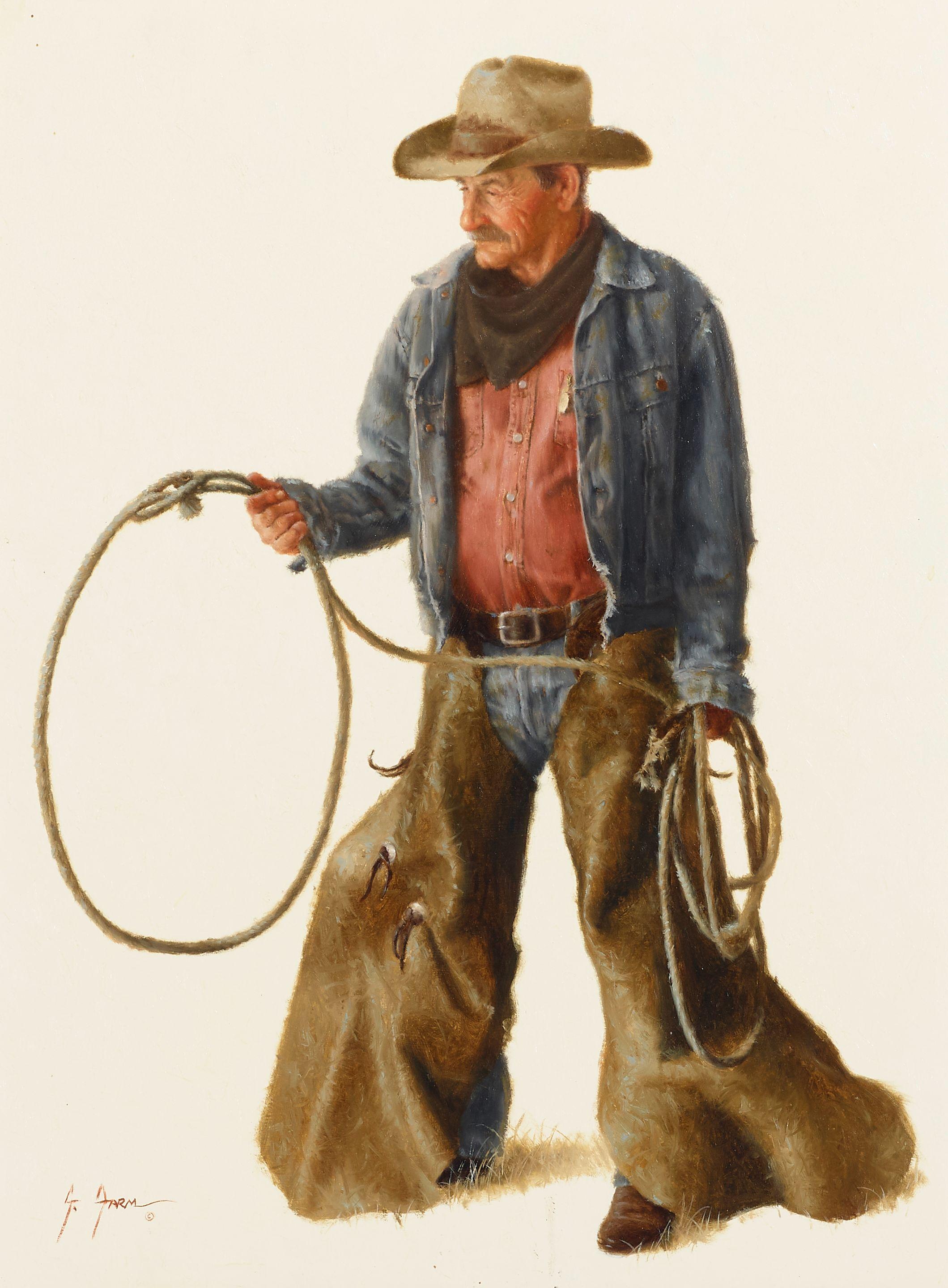 Gerald Farm - Reed 16 x 12 in. framed 25 x 21 in.