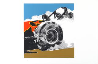 Gerald Laing - Swamp Rat IV, from \'Dragsters\', 1968