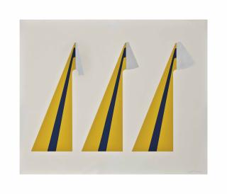 Gerald Laing - Triple, from 11 Pop Artists, Volume III