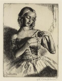 Gerald Leslie Brockhurst R.A., R.P., R.E. - Nadejda, 1924