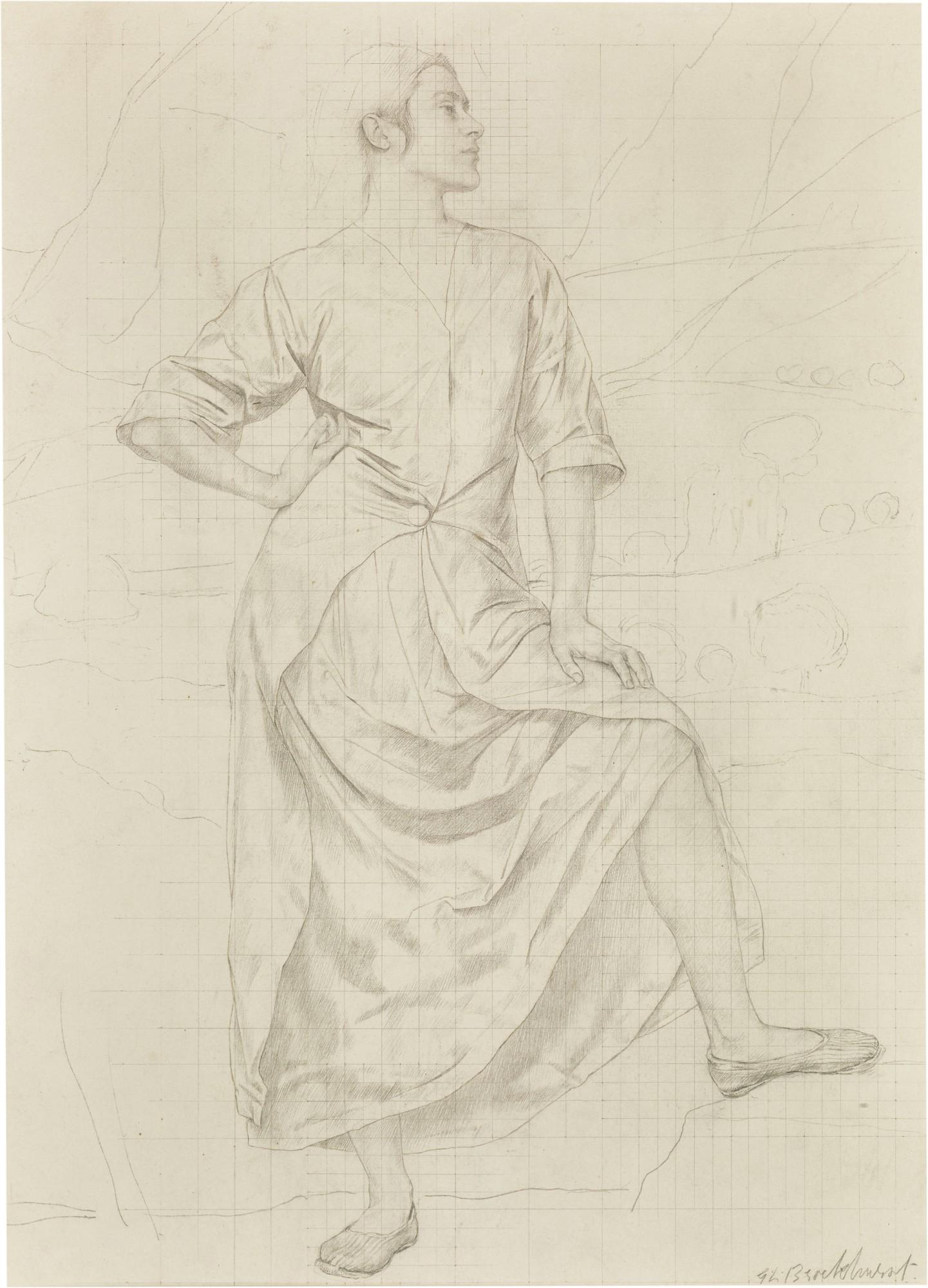 Gerald Leslie Brockhurst, R.A. - Study for Vanity