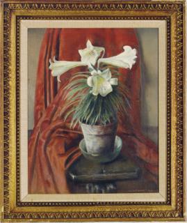 Gerald Leslie Brockhurst - White lillies