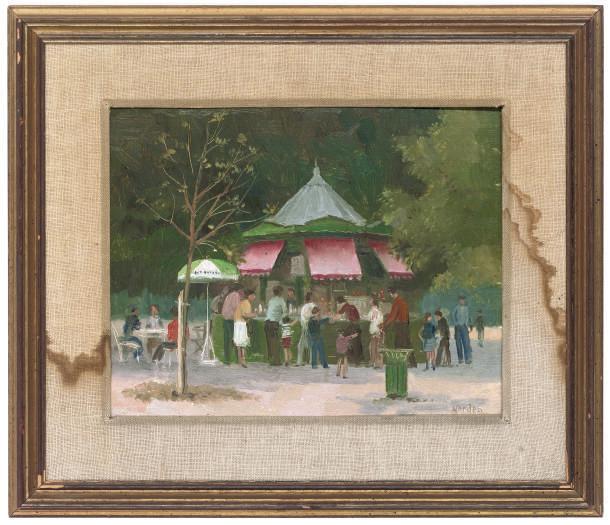 Gerald Norden - Café in the Tuileries, Paris