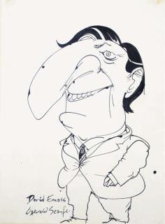 Gerald Scarfe - Cartoon of David Emals
