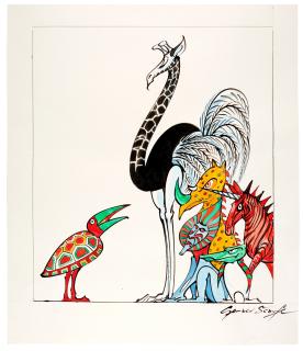 Gerald Scarfe - Poster Design For The Magic Flute