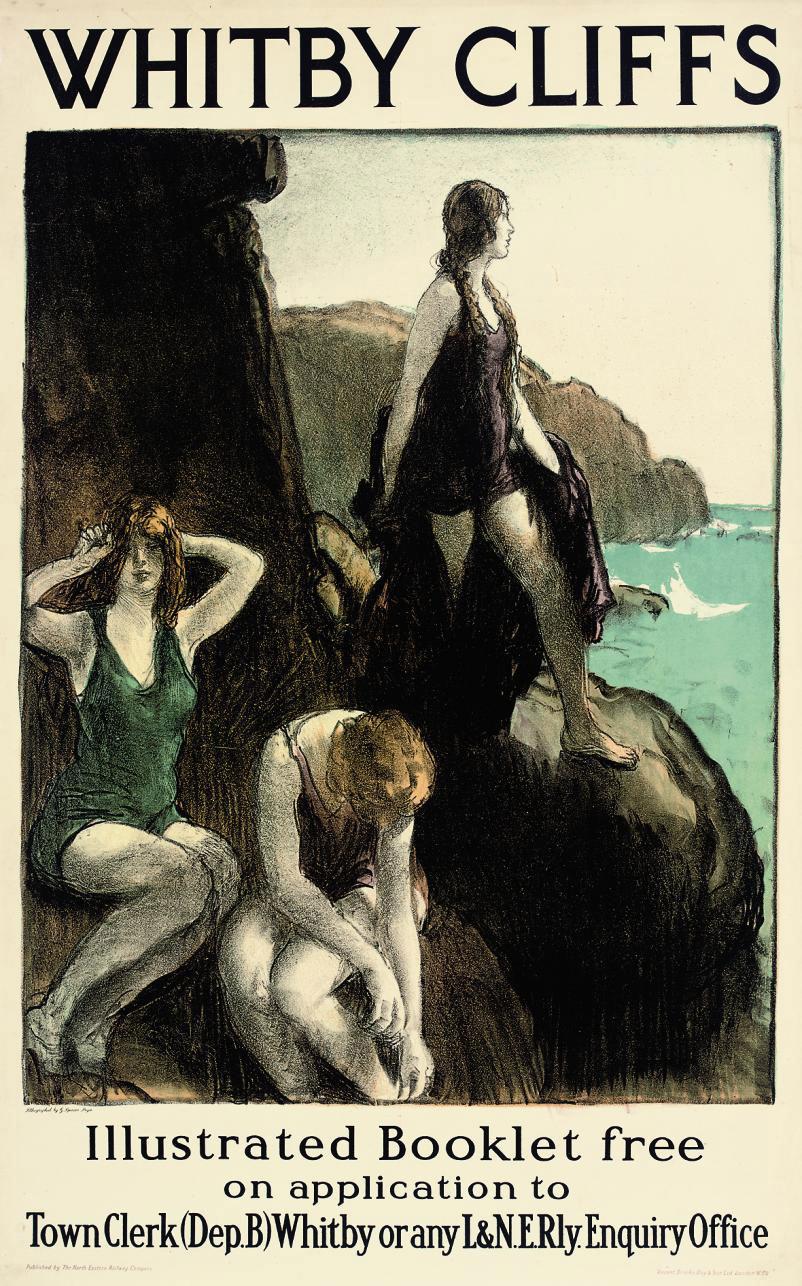 Gerald Spencer Pryse - Whitby Cliffs