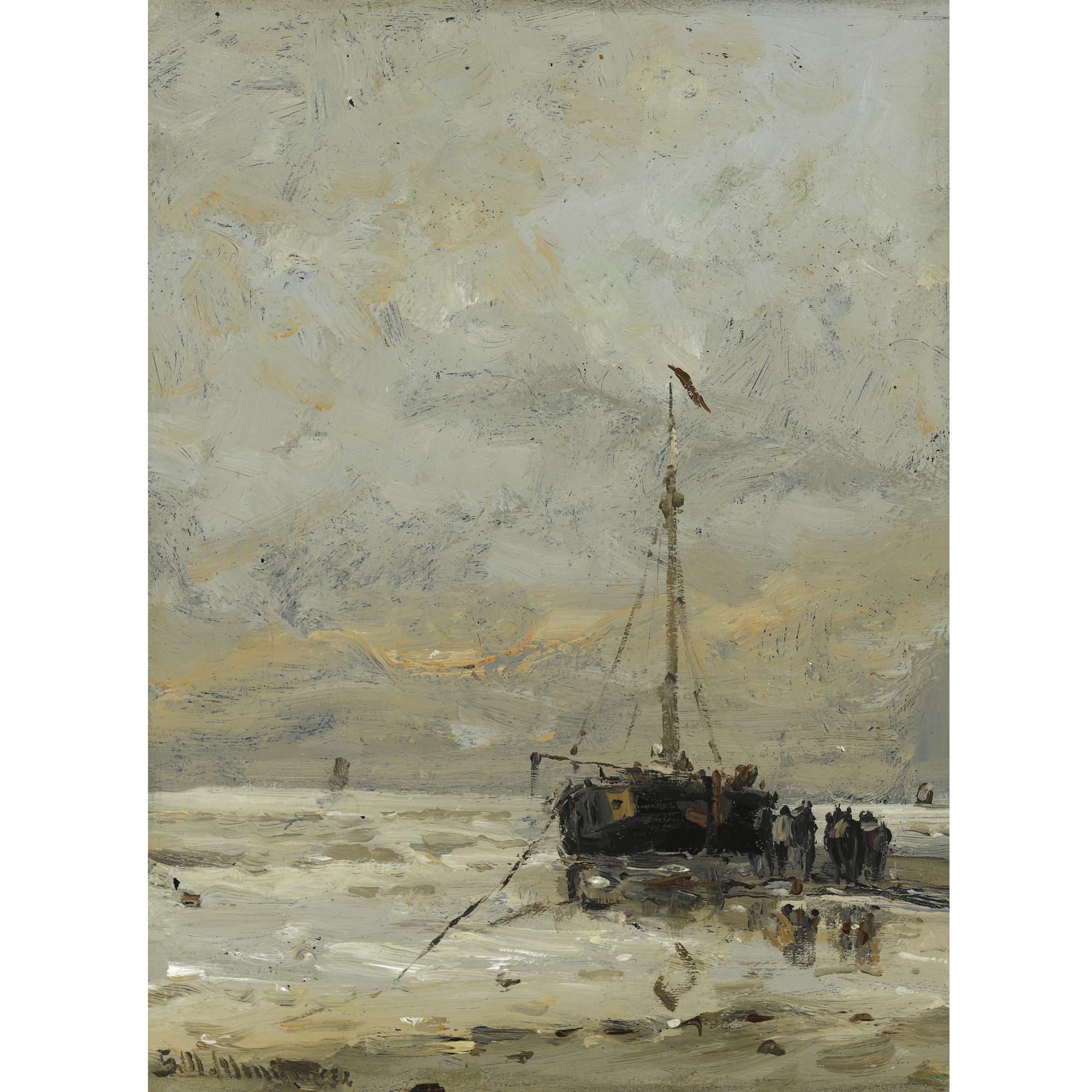 Gerard Arij Ludwig Morgenstjerne Munthe - Dutch bringing In The Catch