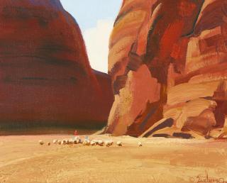 Gerard Curtis Delano - Canyon Scene (Canyon de Chelly)
